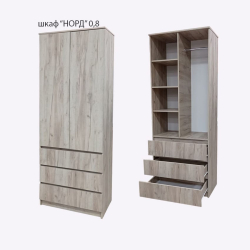 Шкаф платяной "НОРД" 0,80 м